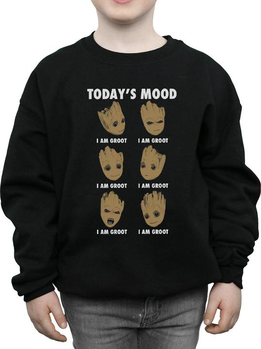 Image du produit - Sweat GUARDIANS OF THE GALAXY GROOT TODAY'S MOOD - Garçon (152, 158)
