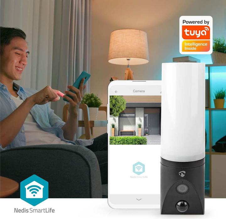 Actual product image Nedis SmartLife Outdoor Camera | Wi-Fi | Ambient Light | Full HD 1080p | IP65 | Cloud Storage (optionala (1920 x 1080 Pixels)