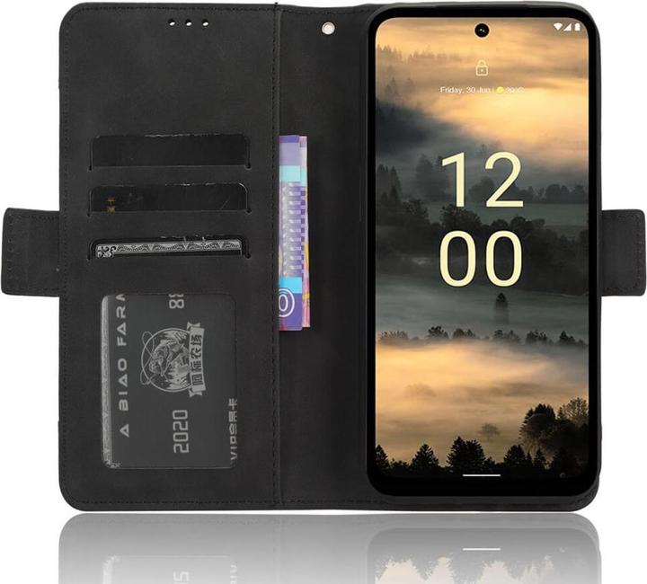 Actual product image Cover-Discount Nokia XR21 - Case with many card slots black (Nokia XR21)