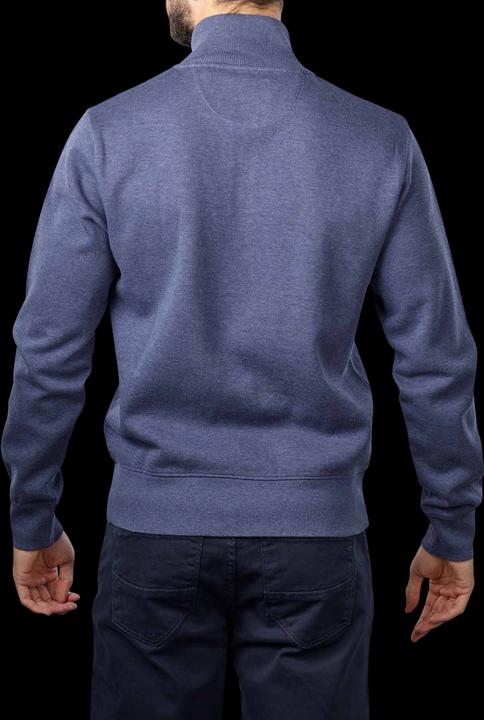 Actual product image GANT Sacker Rib Pullover Half Zip Dark Jeansblue Melange (L)