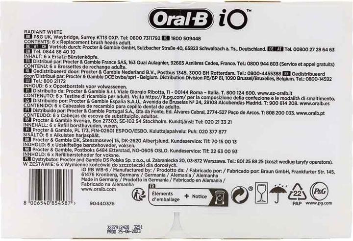 Actual product image Oral-B iO Radiant (6 x)