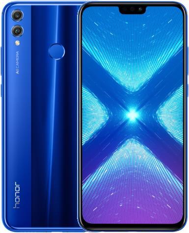 Produktbild Honor 8X (64 GB, Blue, 6.50", Dual SIM + SD, 20 Mpx, 4G)