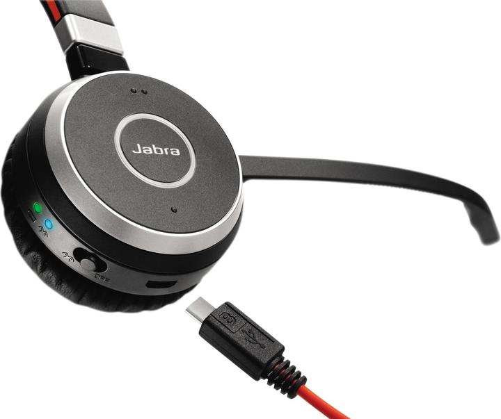 Actual product image Jabra Evolve 65 SE (Wireless, Cable, USB-A)