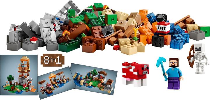Produktbild LEGO Crafting-Box (21116, LEGO Minecraft)