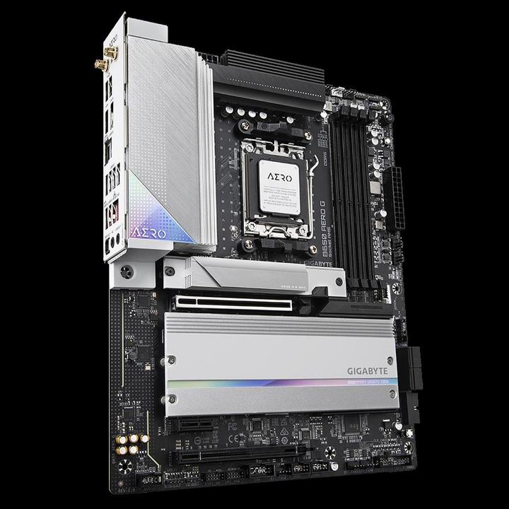 Actual product image Gigabyte MB GBT AMD AM5 B650 AERO G (AM5, AMD B650, ATX)