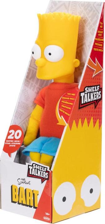 Produktbild Jakks Pacific Simpsons Plüschfigur sprechend Bart 33 cm *Englische Version* (33 cm)
