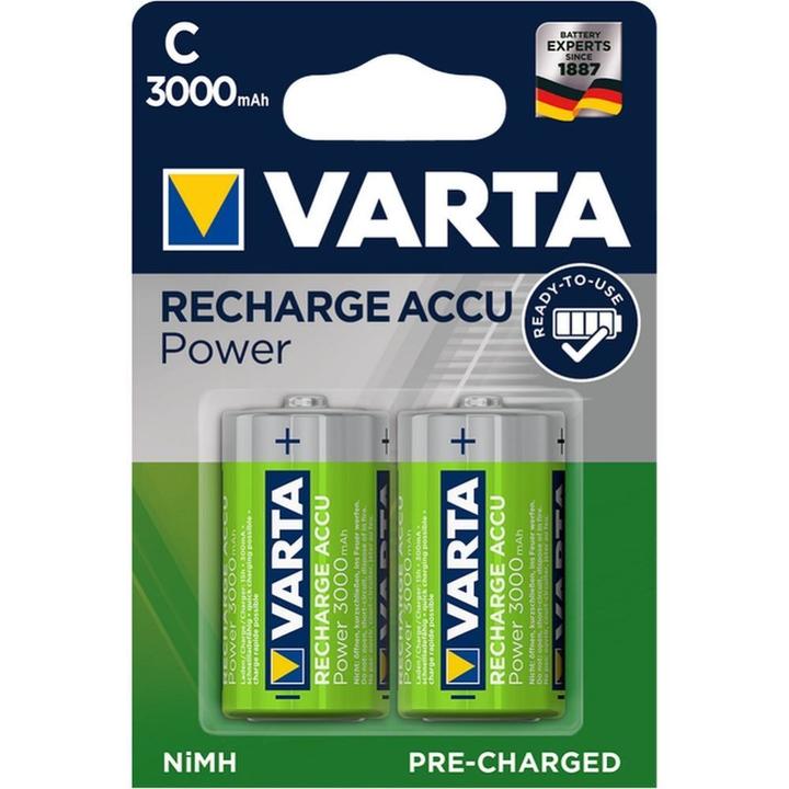 Actual product image Varta Recharge Accu Power (2 pcs., C, 3000 mAh)