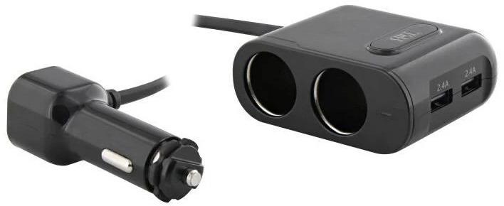 Image du produit T'nB Adaptateur de charge 2-USB+ prise norme DIN