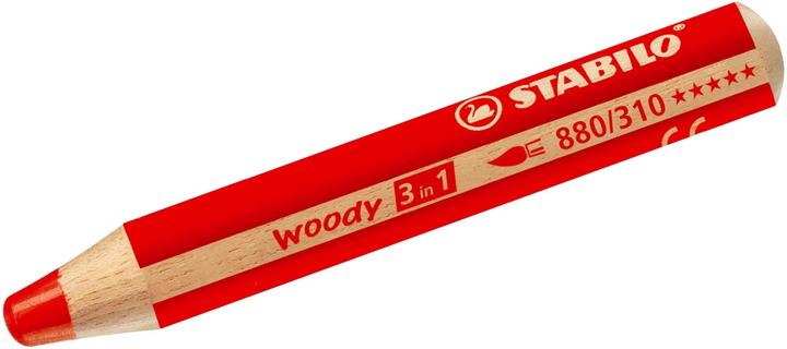 Produktbild STABILO woody 3 in 1 Buntstift (Rot, 1 x)