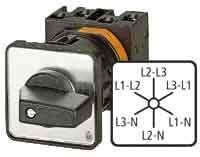 Immagine prodotto Eaton Commutatore per voltmetro, T0, 20 A, 98186