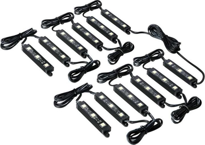 Lampa Set di led 12V per l'illuminazione del sottoscocca o degli interni, bianco