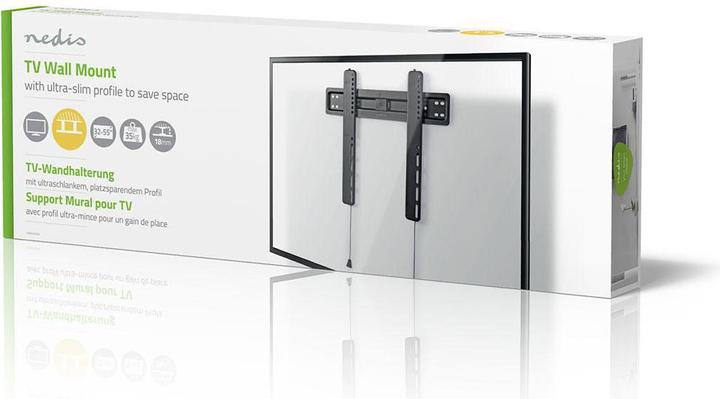 Actual product image Nedis TVWM5030BK - 81.3 cm (32 inch) - 139.7 cm (55 inch) - 100 x 100 mm - 400 x 300 m (Wall, 55", 35 kg)