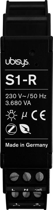 Produktbild Ubisys Leistungsschalter S1-R ZigBee 3.0 (Schaltaktor)