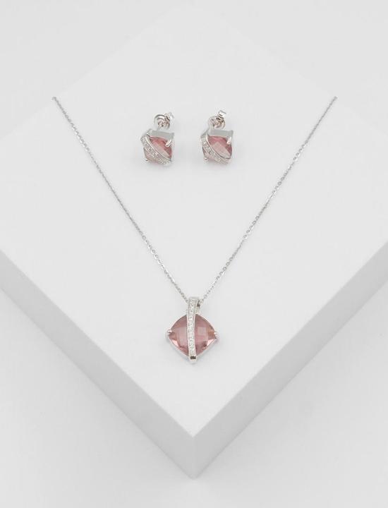 Produktbild Muau Schmuckset (Silber 925, Silber Rhodiniert weiss)