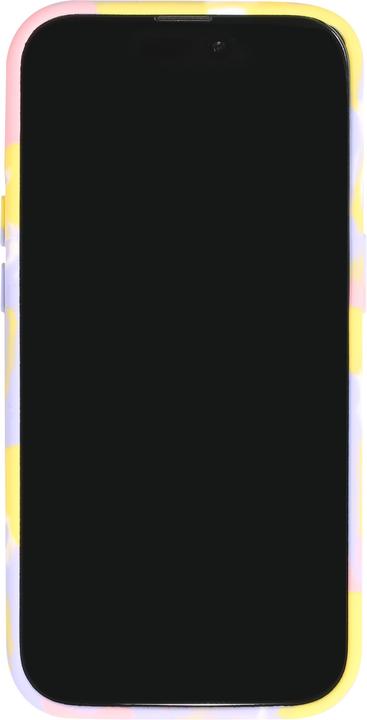 Produktbild PhoneLook Hülle Gel Soft touch glatt Streifen gelb/violet (Apple iPhone 13 Pro Max)