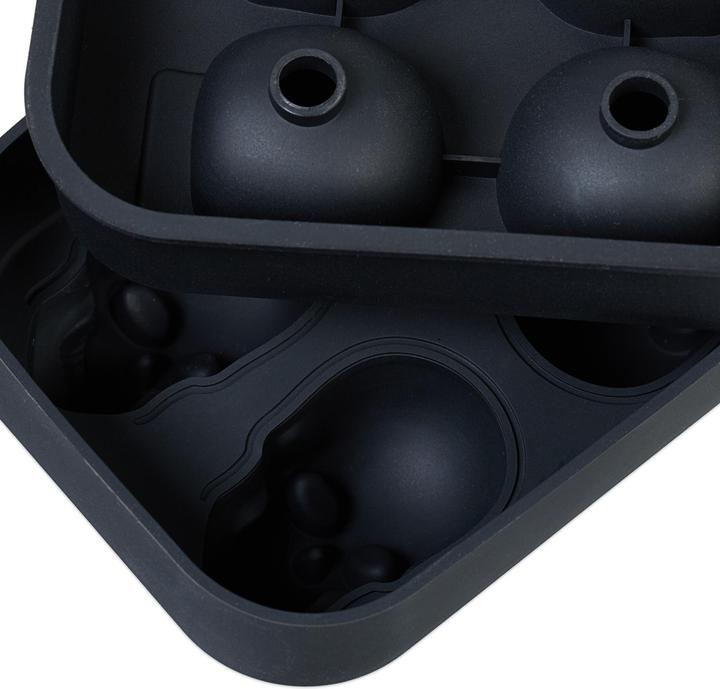 Actual product image Relaxdays 2x skull ice cube mould