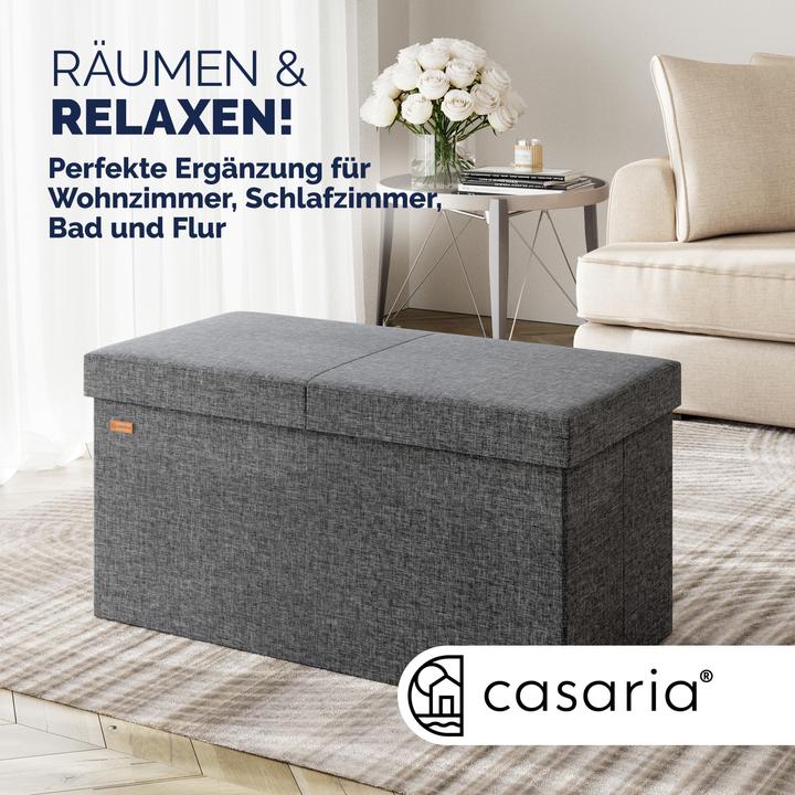 Produktbild Casaria Sitztruhe mit Stauraum (80 cm)
