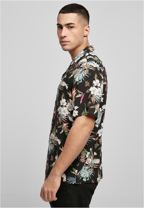 Actual product image Urban Classics Viscose AOP Resort Shirt (M)