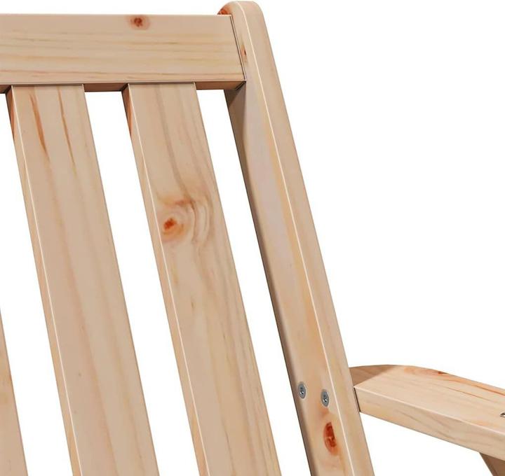 Actual product image VidaXL Adirondack garden chair 75x77x77 cm solid wood pine garden chair Chair