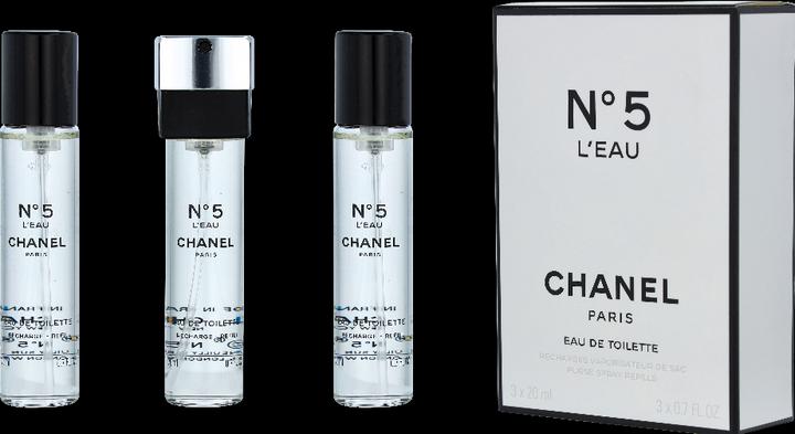 Image du produit Chanel L'Eau Set 3 Recharges (Eau de toilette, 600 ml)