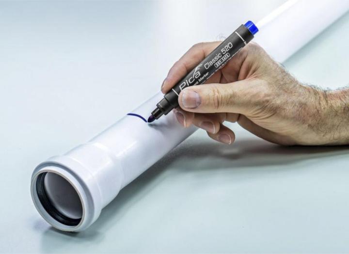 Actual product image Pica Marker (Blue, 4 mm, 10 x)