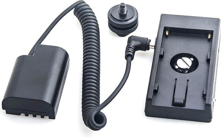 Produktbild Caruba Panasonic DMW DCC12 Volldecodierung Dummy Batterie +F970 Batteriezwickel (Federkabel) (Kamera Akku)