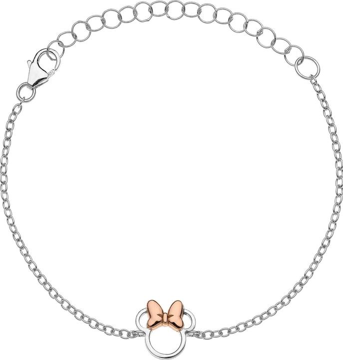 Produktbild Disney Matching silver bicolor bracelet Minnie Mouse BS00027TL-55 (14 cm, 925er Silber)
