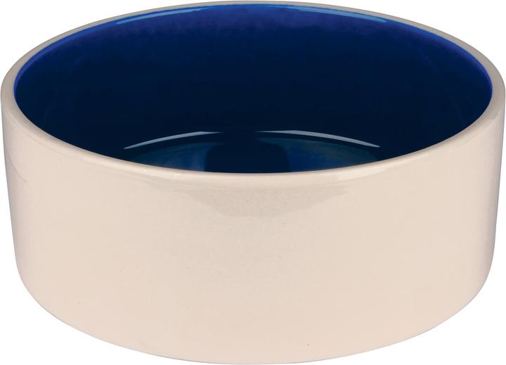 Actual product image Trixie Ceramic bowl 2.3l cream/blue (2.30 l)