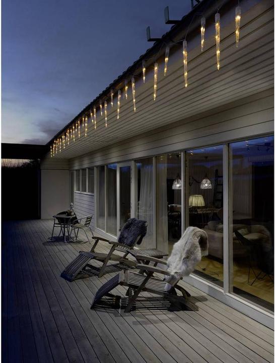 Actual product image Konstsmide LED light curtain icicle (0.04 m)