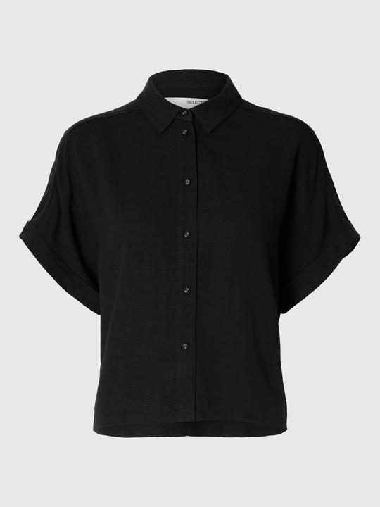 Actual product image Selected Femme Cropped short sleeve shirt (40)