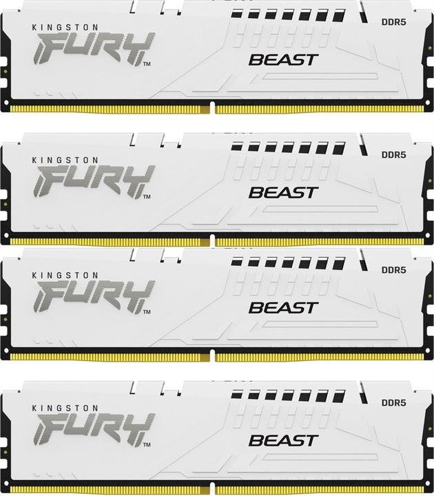 Image du produit Kingston D5 64GB 5200-40 Beast wh K4 KFY XMP (4 x 16GB, 5200 MHz, RAM DDR5, DIMM)