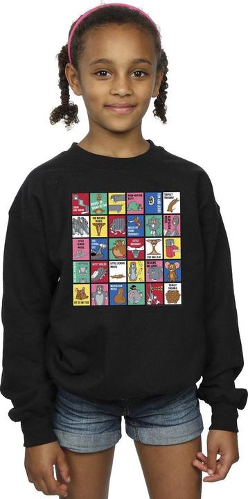 Produktbild Tom & Jerry Grid Squares Sweatshirt Mädchen (128)