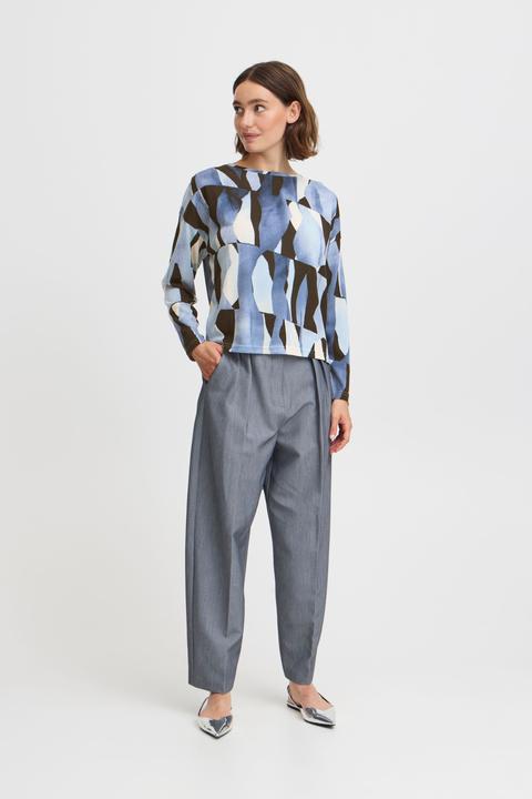 Actual product image B.young BYPIETA AOP CREW 20815356 (XS)