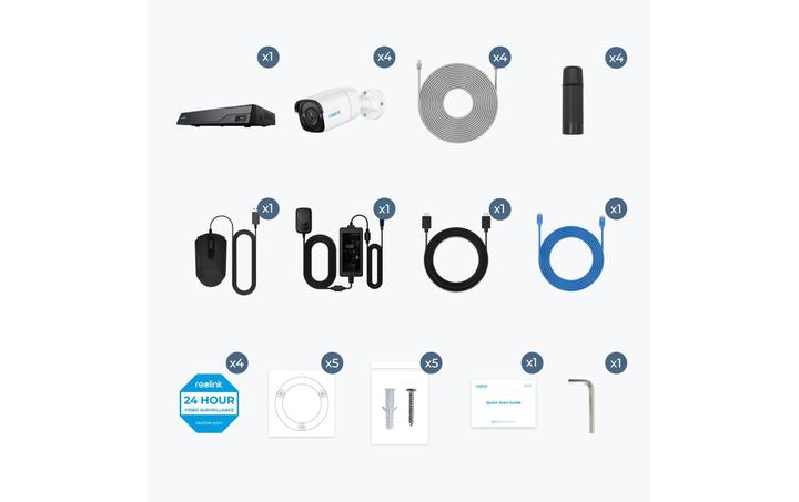 Actual product image Reolink NVS8-5MB4 (3840 x 2160 pixels)