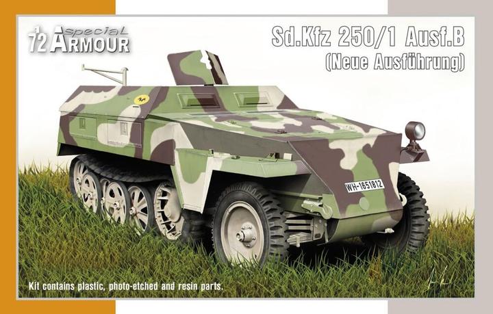 Actual product image Special Hobby Sd.Kfz 250/1 Ausf.B (New version) 1/72