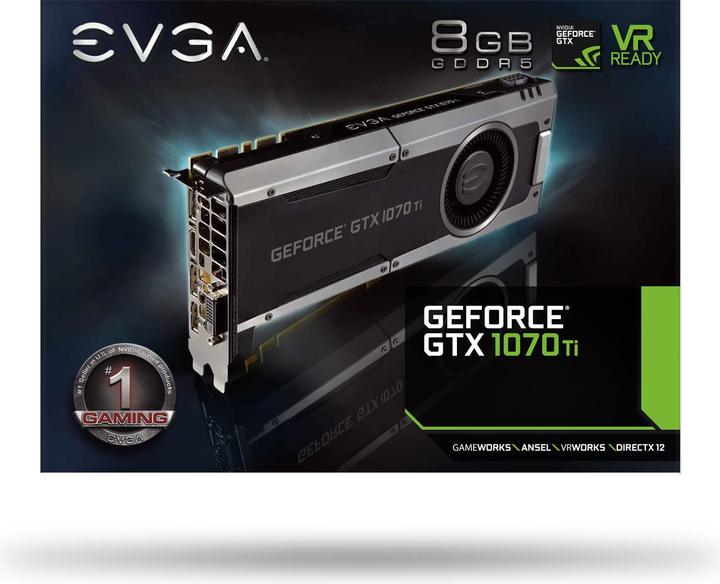 Actual product image EVGA Geforce Gtx 1070 Ti Gaming (8 GB)
