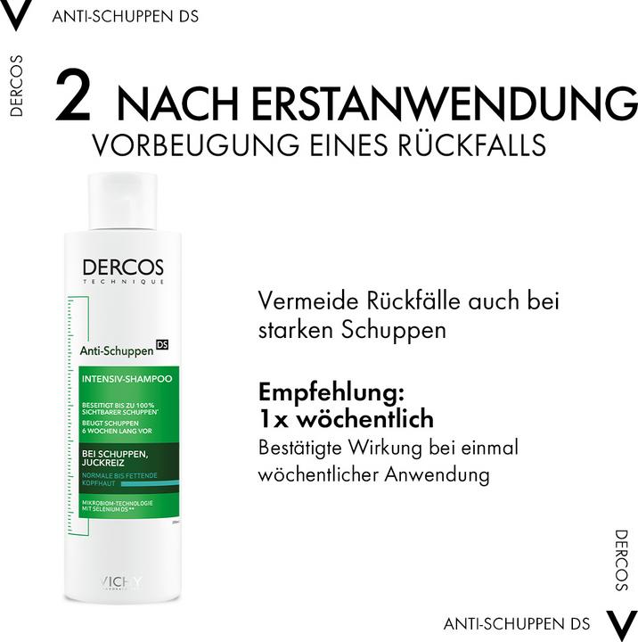 Produktbild Vichy Dercos Anti-Schuppen Sensitiv (200 ml, Flüssiges Shampoo)
