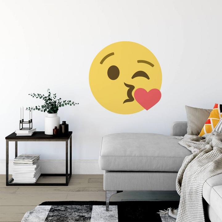 Image du produit Emojione Emoji jetant un baiser (100 x 100 cm)