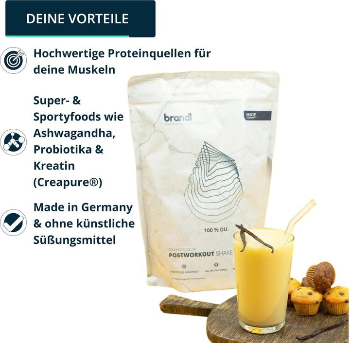 Produktbild Brandl-Nutrition Pulver Post Workout (Vanille, 1 Stk., 1000 g)
