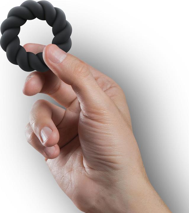 Image du produit Rocks-Off Twist - Anneau pénien non vibrant - Noir