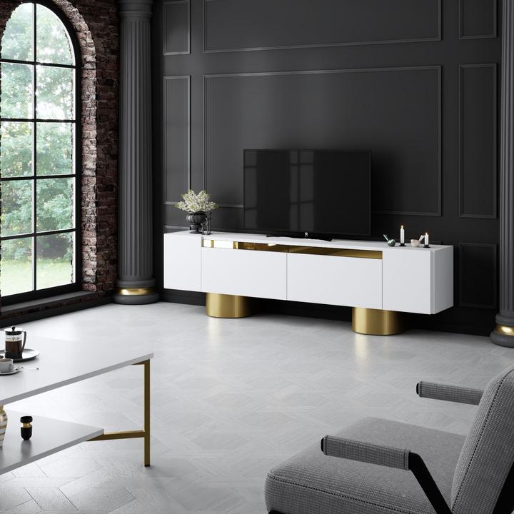 Image du produit Skye Decor Bohem Gold TV Stand (180 x 50 x 30 cm)