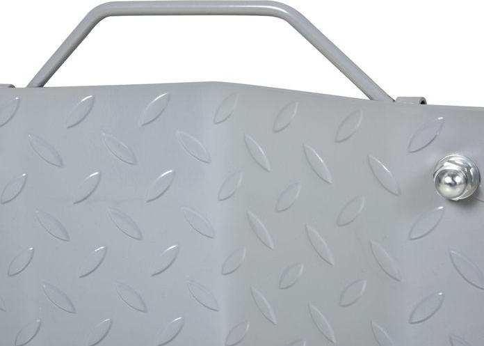 Produktbild Swisshandel24 Rangierheber 2 Stücke Rangierhilfe Reifenwechsel Wagenheber mit 4 Rollen für Auto PKW Grau 40,5L x 3