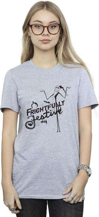 Image du produit Disney - T-shirt THE NIGHTMARE BEFORE CHRISTMAS FRIGHTFULLY FESTIVE - Femme (5XL)