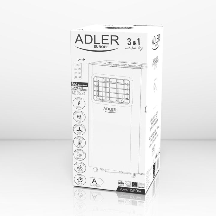 Actual product image Adler AD 7924 Portable air conditioner 63 dB (20 m², 5000 BTU/h)
