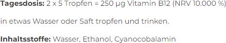 Valori nutrizionali e ingredienti Biocannovea Vitamina B12 (1 Pezzo/i, Goccia, 52 g)