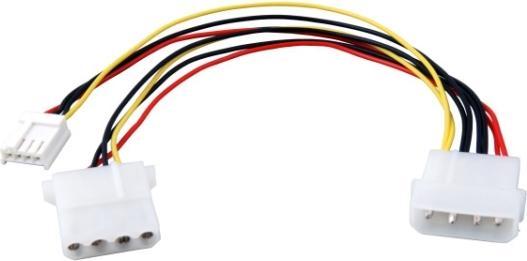Image du produit EFB Elektronik Câble d'alimentation en Y FDD,0,2m, 5,25 vers 3,5+5,25