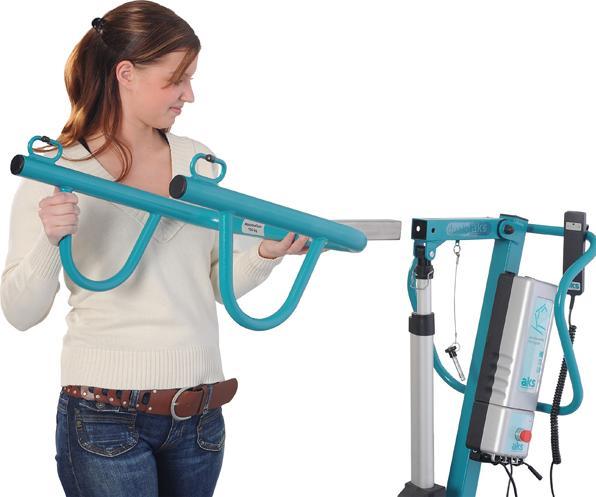 Produktbild AKS Zielonka Mini-DualoPatientenlifter aktiv Aufstehlifter mit Trittbrett/Schienbeinstütze