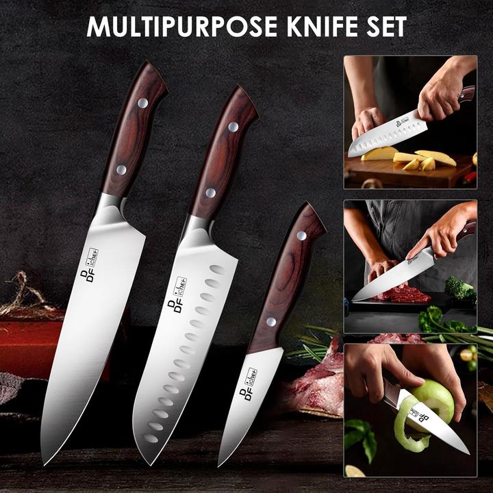 Actual product image DDF IohEF 3-teiliges Küchenmesserset (20 cm)