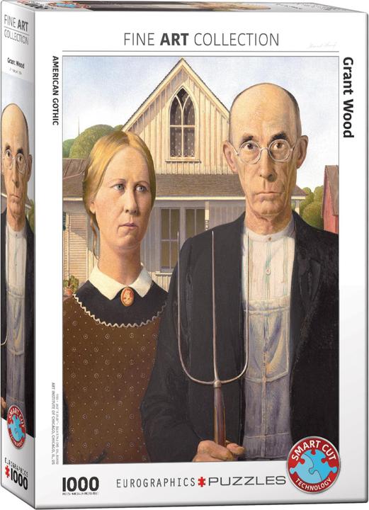 Produktbild Eurographics American Gothic von Grant Wood (1000 Teile)