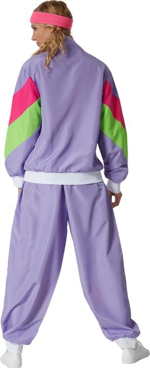 Actual product image tectake Women's Fancy Dress Costume - Retro 80s 90s Tracksuit (S)